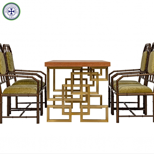Writing Desk with Chairs