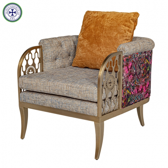 Metal Frame Lounge Chair