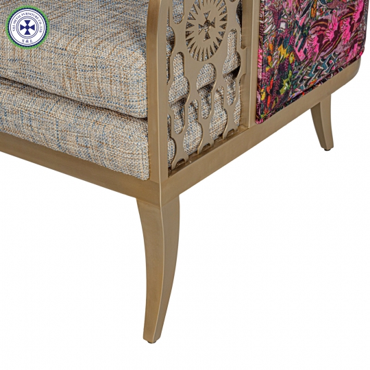 Metal Frame Lounge Chair